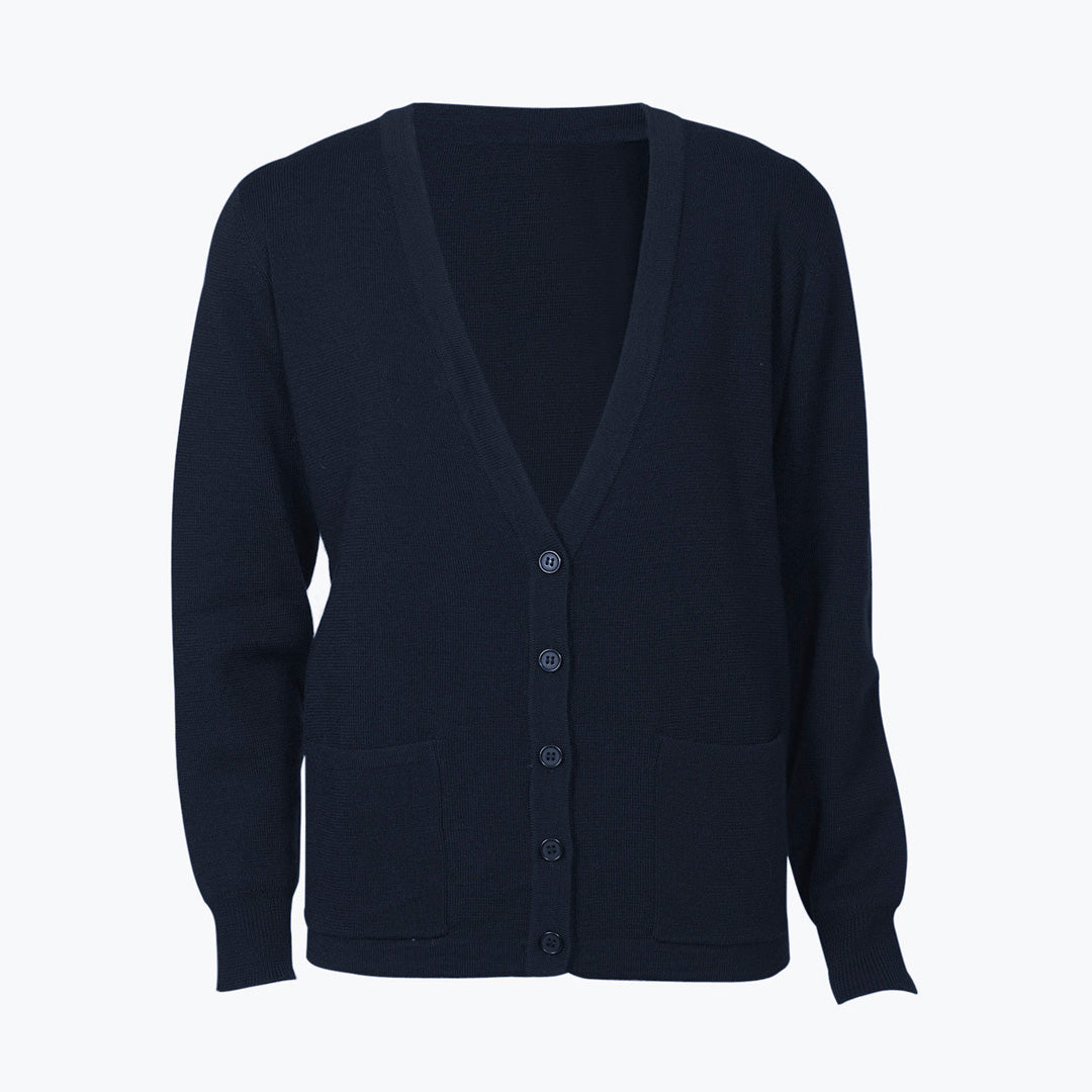 Biz Collection The Woolmix Cardigan | Ladies Navy Outerwear