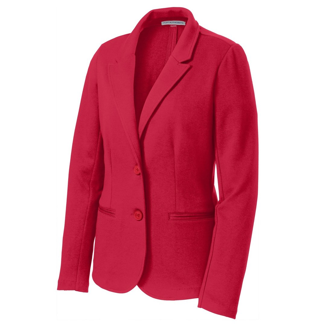 Port Authority The Knit Blazer | Ladies Red Coats & Jackets