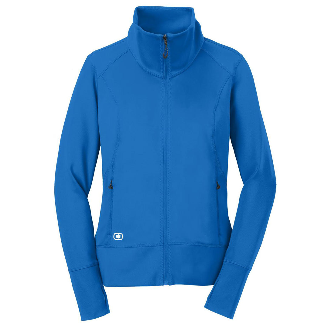 Ogio Endurance The Endurance Fulcrum Zip Top | Ladies Electric Blue Coats & Jackets