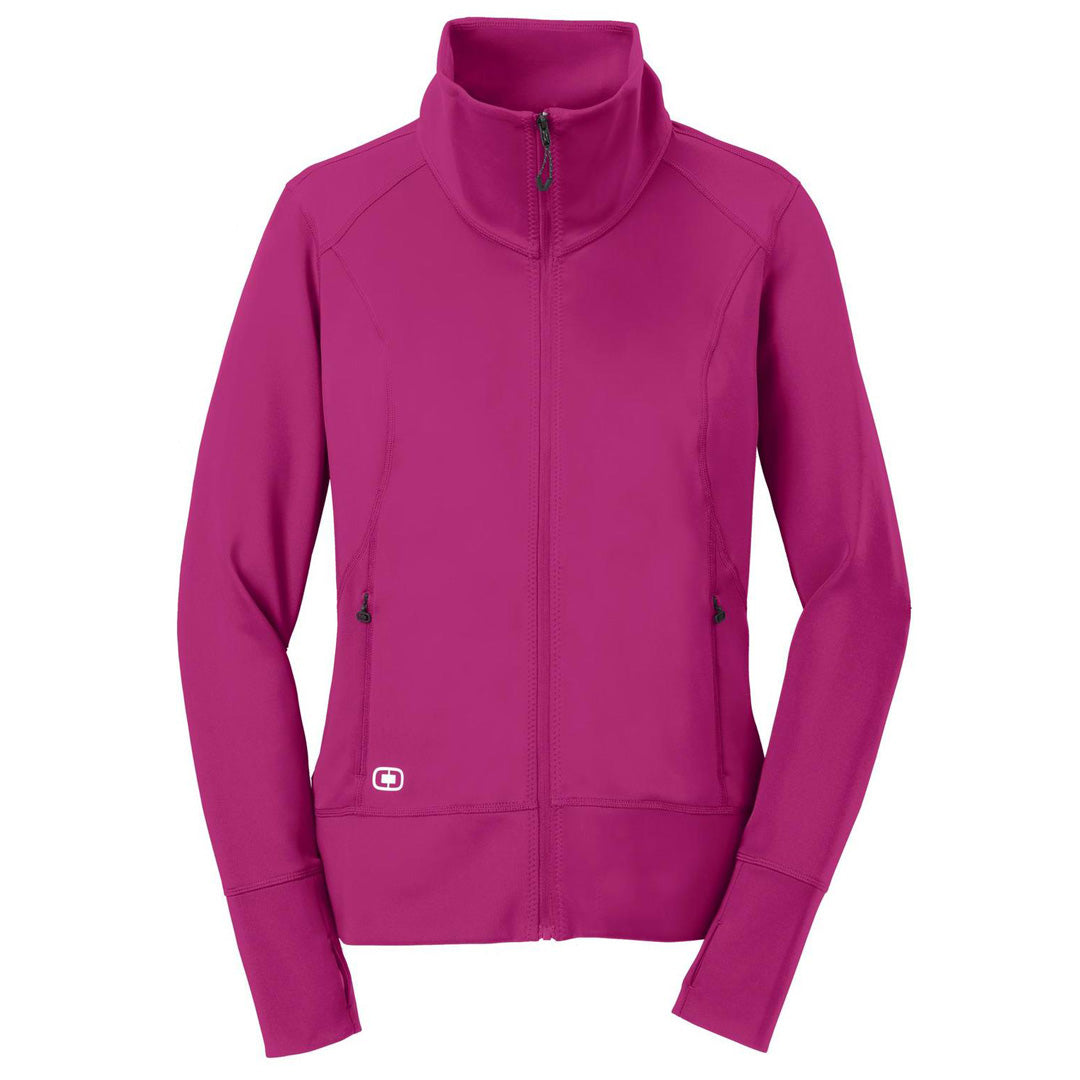 Ogio Endurance The Endurance Fulcrum Zip Top | Ladies Fuchsia Coats & Jackets