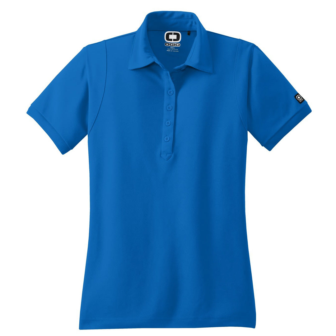 Ogio The Jewel Polo | Ladies Electric Blue Shirts & Tops
