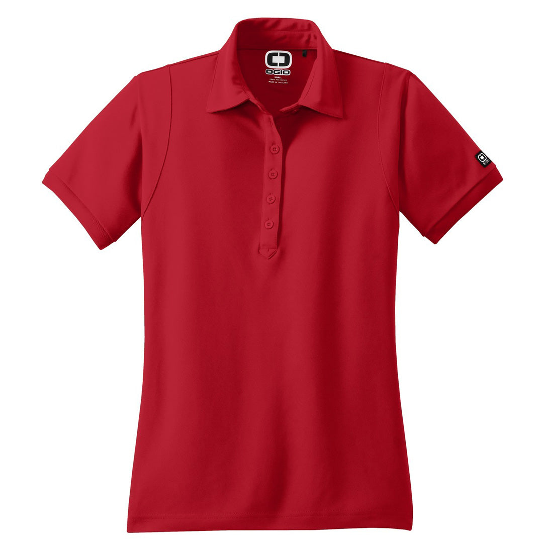 Ogio The Jewel Polo | Ladies Red Shirts & Tops