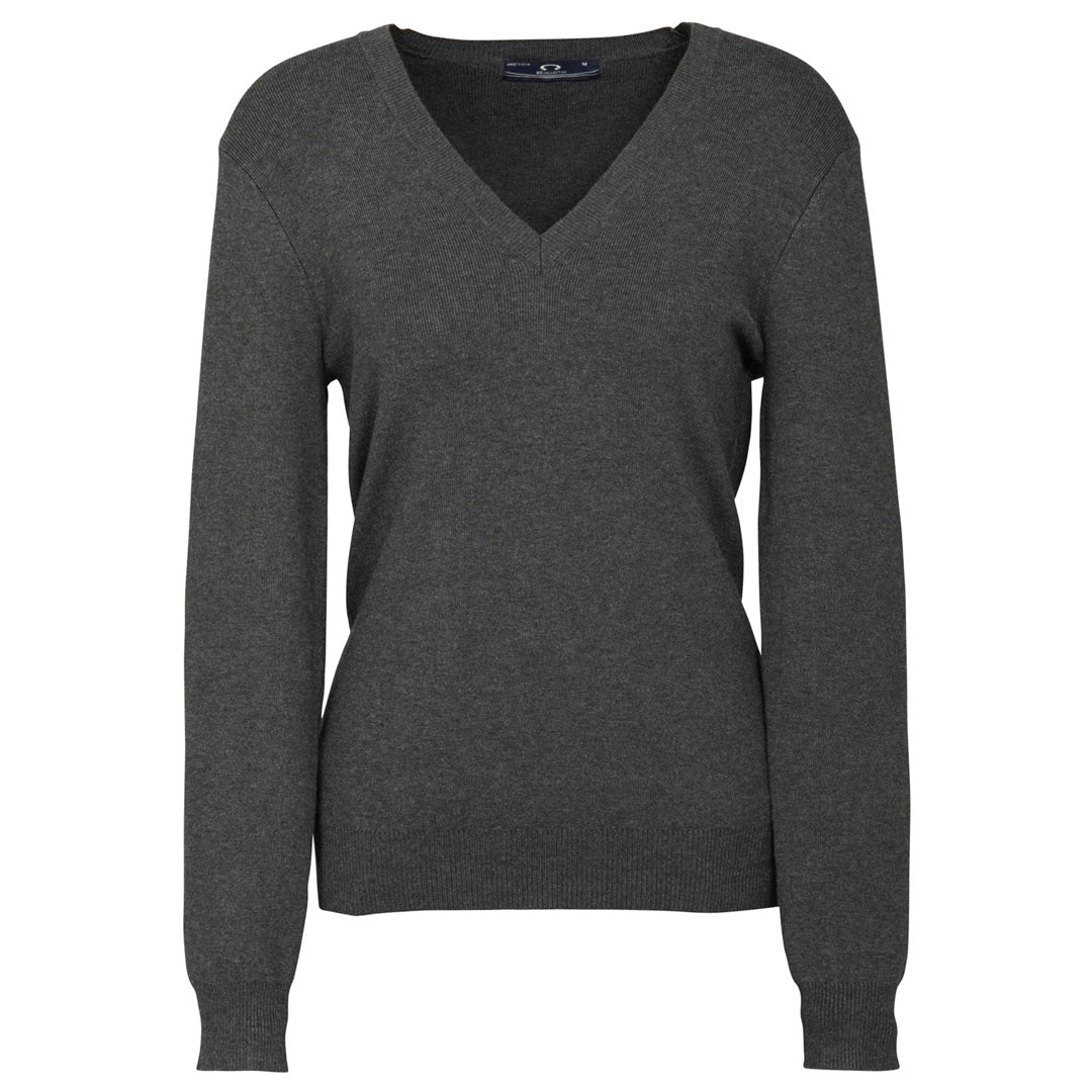 Biz Collection The Acrylic Knit Jumper | Ladies Charcoal Outerwear