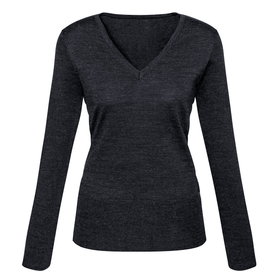 Biz Collection The Milano Knit | Ladies | Jumper Charcoal Outerwear