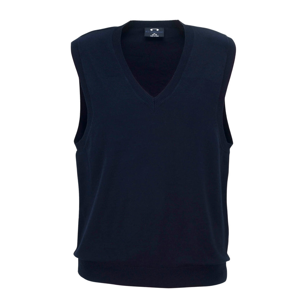 Biz Collection The Acrylic Knit Vest | Ladies Navy Outerwear