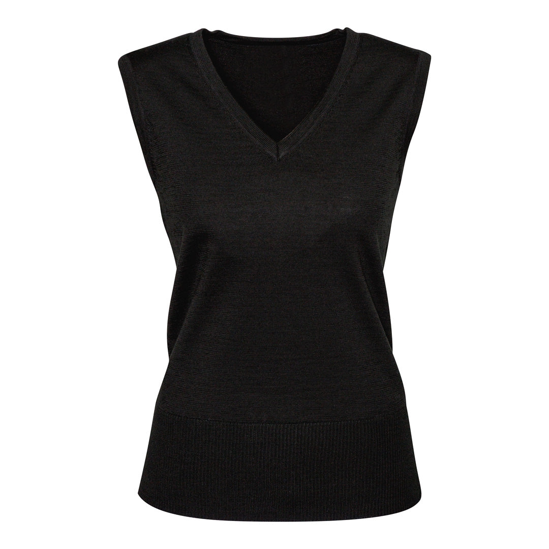 Biz Collection The Milano Knit | Ladies | Vest Black Outerwear
