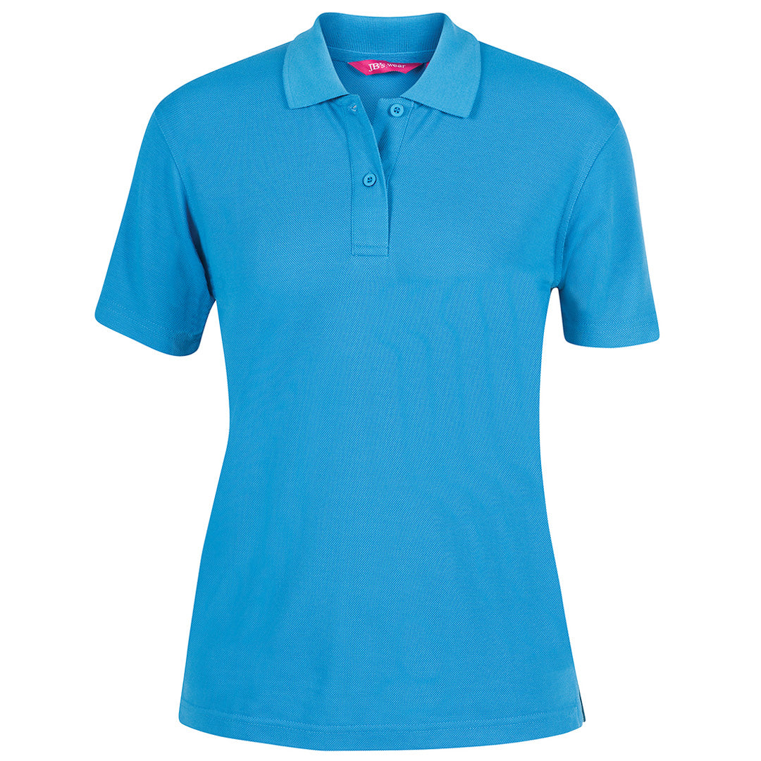 Jbs Wear The Pique Polo | Ladies | Short Sleeve Aqua Shirts & Tops