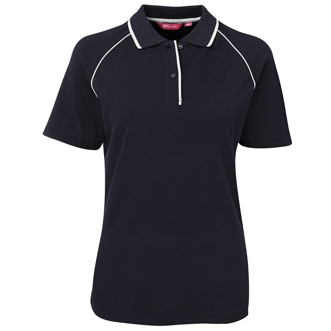 Jbs Wear The Raglan Polo | Short Sleeve | Ladies Navy/White Shirts & Tops