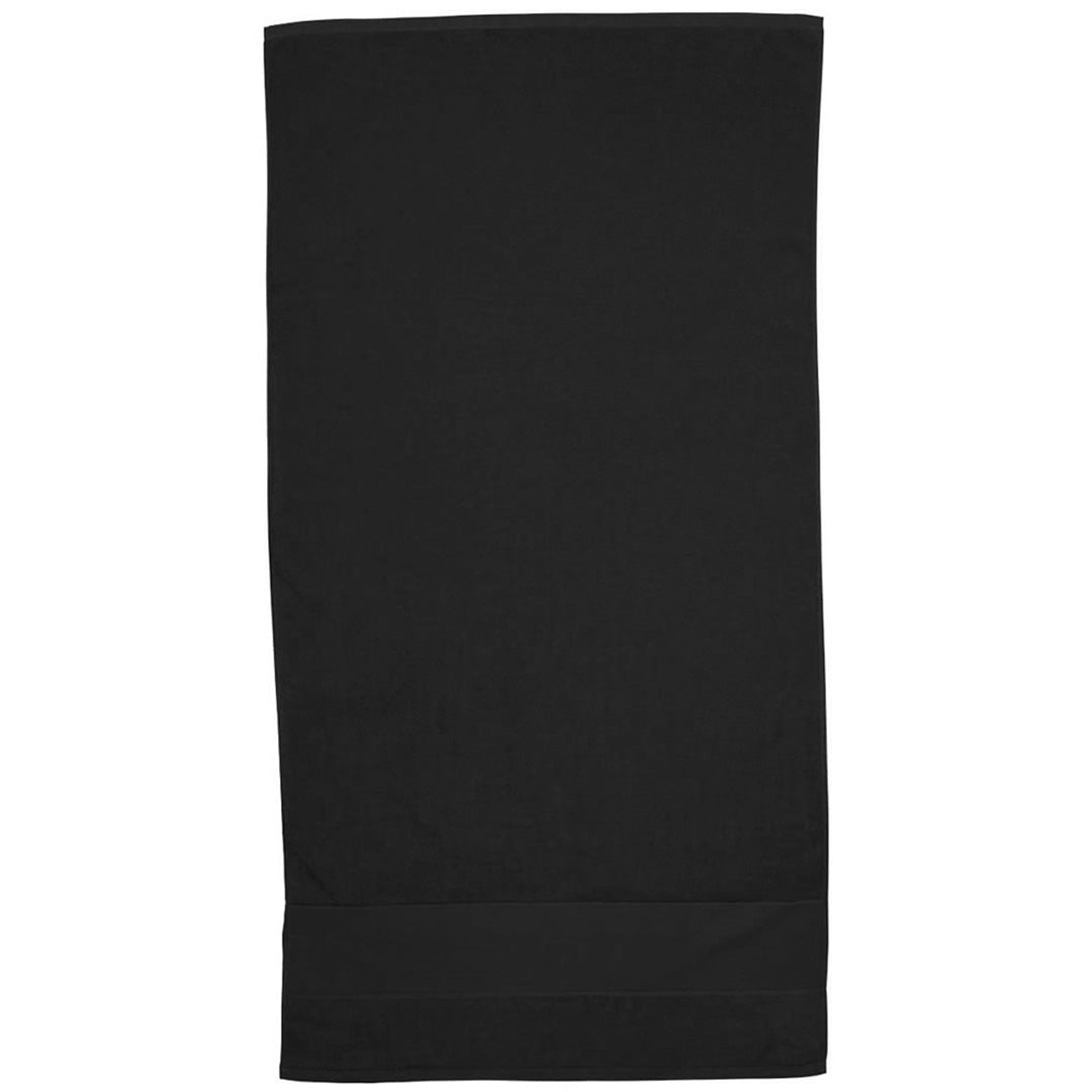 Legend The Terry Velour Towel Black Beach Towels