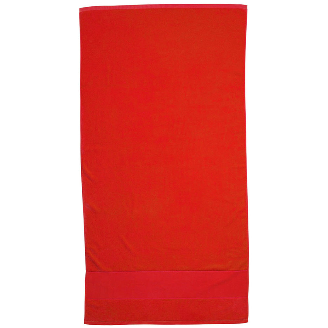 Legend The Terry Velour Towel Red Beach Towels