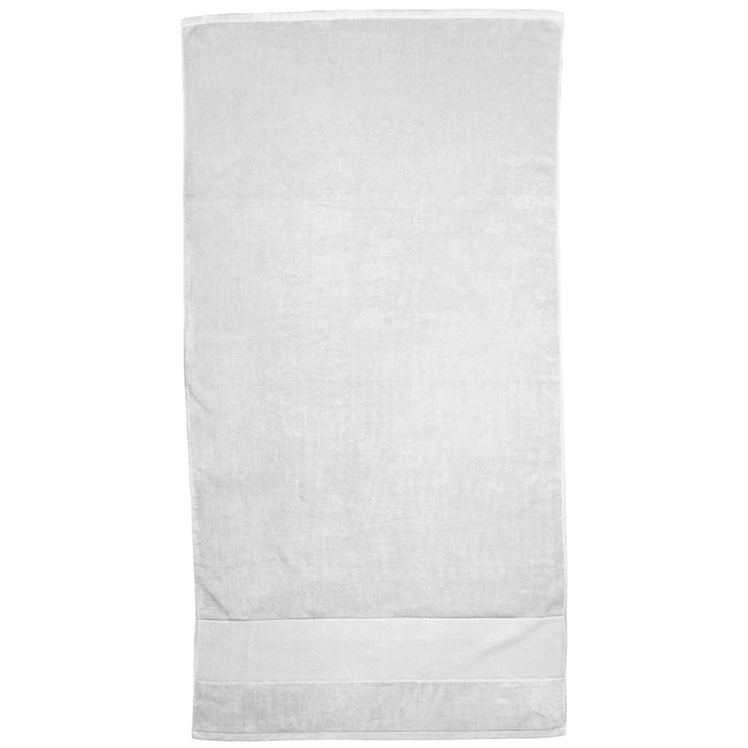 Legend The Terry Velour Towel White Beach Towels
