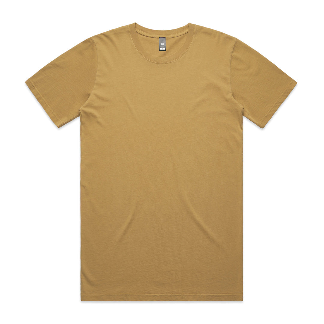 AS Colour The Faded Tee | Mens Mustard Shirts & Tops