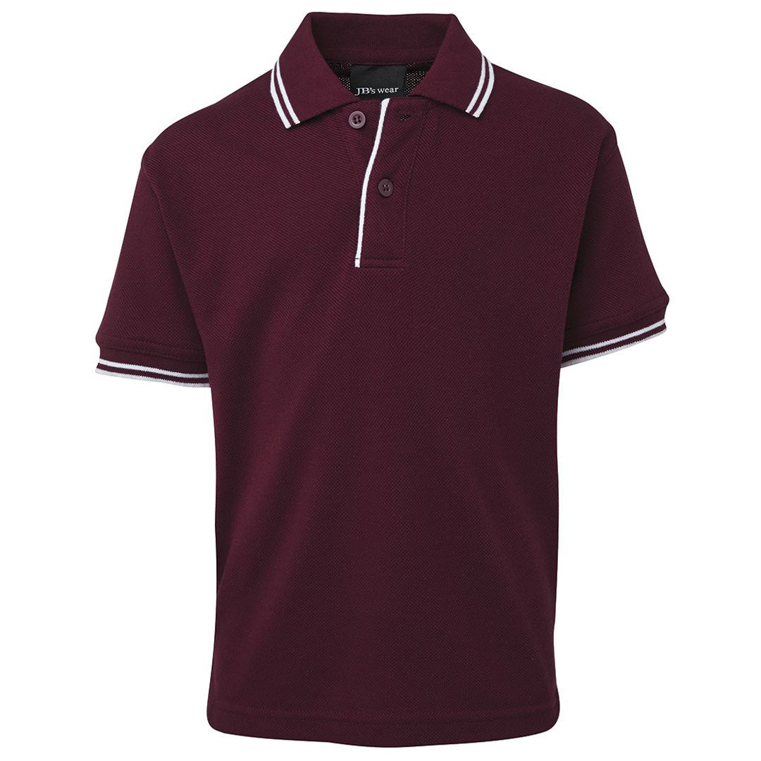 Jbs Wear The Contrast Polo | Kids Maroon/White Shirts & Tops