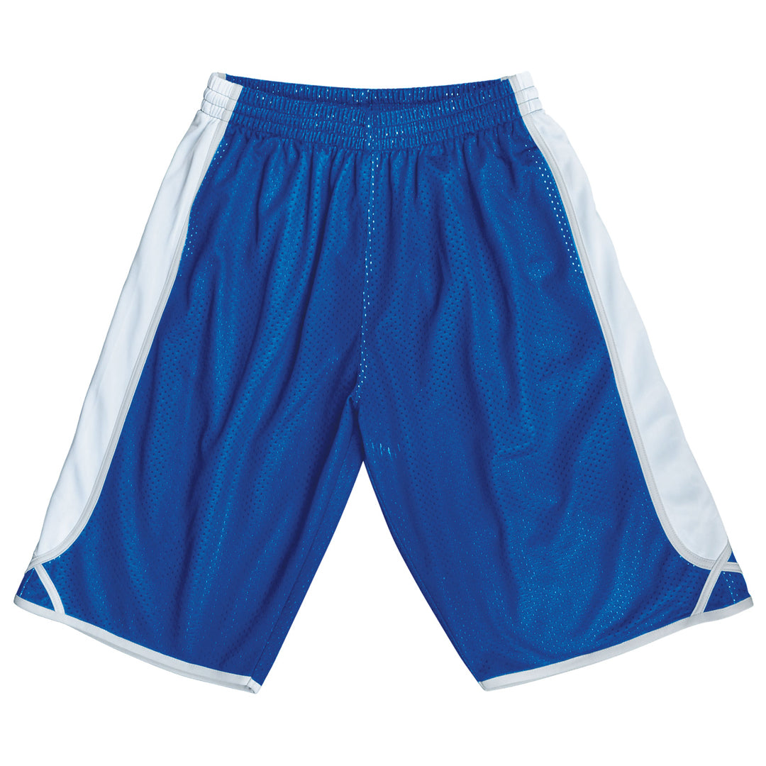 Bocini The Contrast Basketball Short | Mens Royal/White Basketball Uniforms