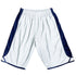 Bocini The Contrast Basketball Short | Mens White/Navy Basketball Uniforms