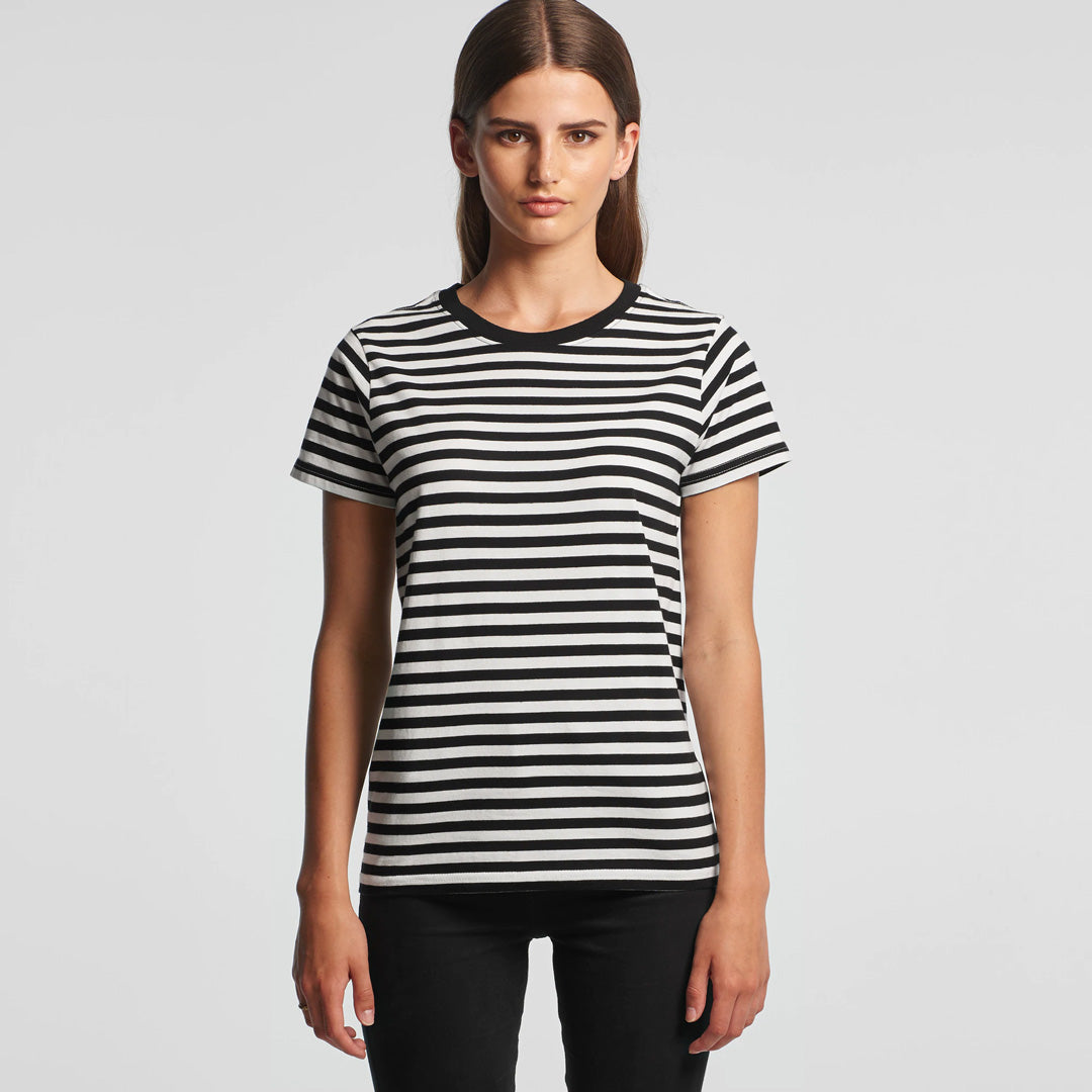 AS Colour The Maple Stripe Tee | Ladies Shirts & Tops