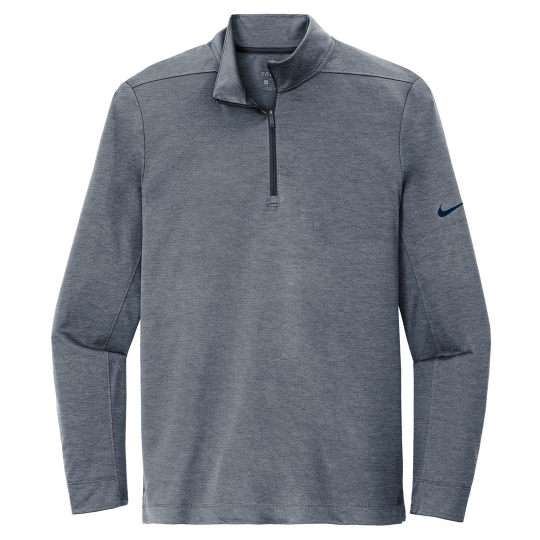 Nike The Dry Half Zip Cover Up | Mens Navy Marle Shirts & Tops