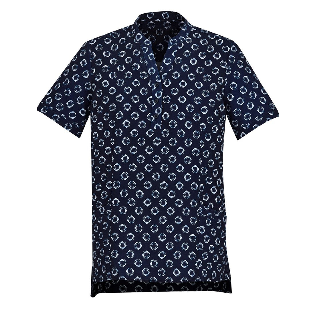 Biz Care The Daisy Tunic | Ladies | Short Sleeve Navy Shirts & Tops
