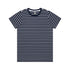 AS Colour The Maple Stripe Tee | Ladies Navy/White Shirts & Tops