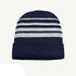 Grace Collection The Multi Stripe Beanie | Unisex Navy/White Hats