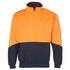 Winning Spirit The Hi Vis Collared Sweat | Mens Orange/Navy Work Safety Protective Gear