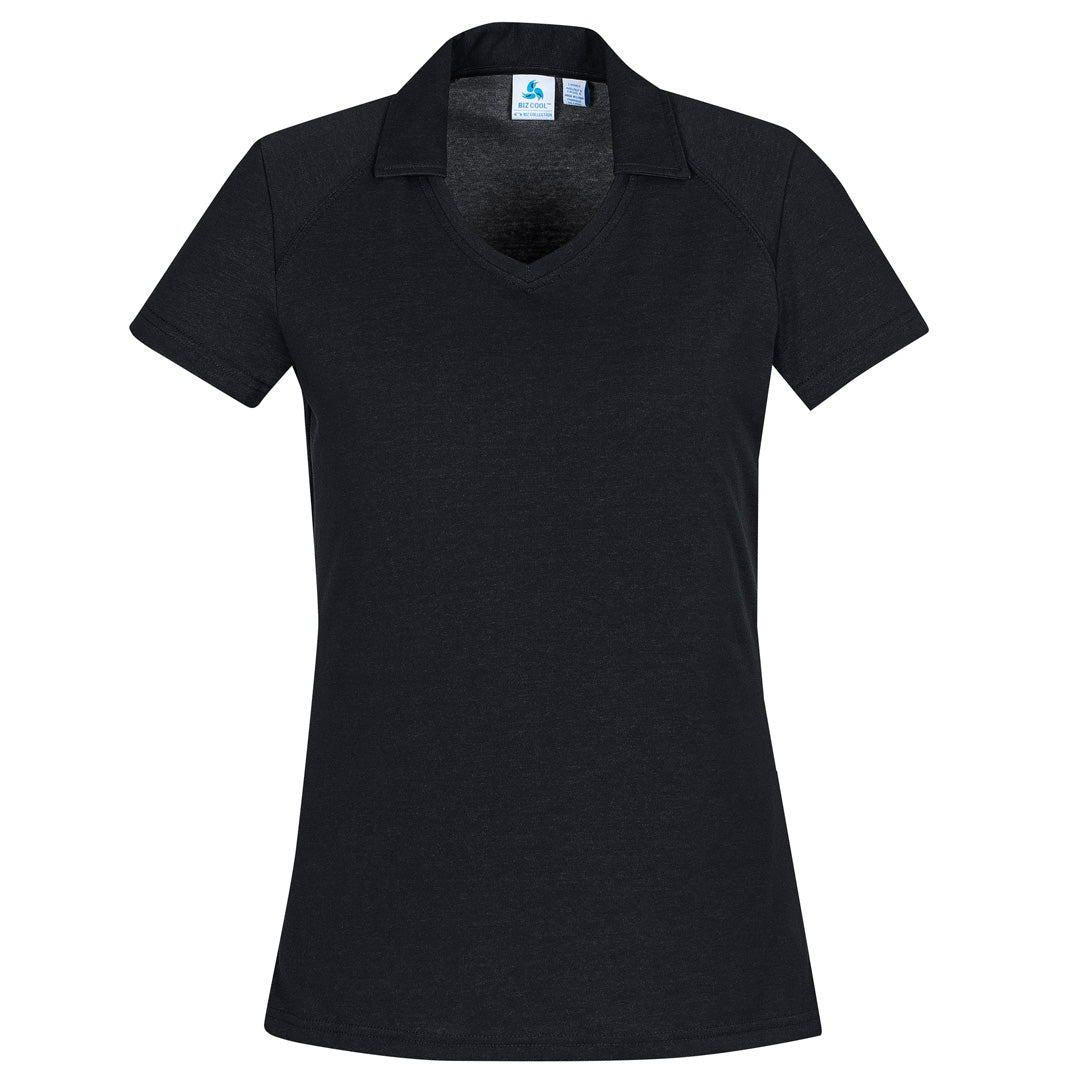 Biz Collection The Byron Polo | Ladies | Short Sleeve Black Shirts & Tops