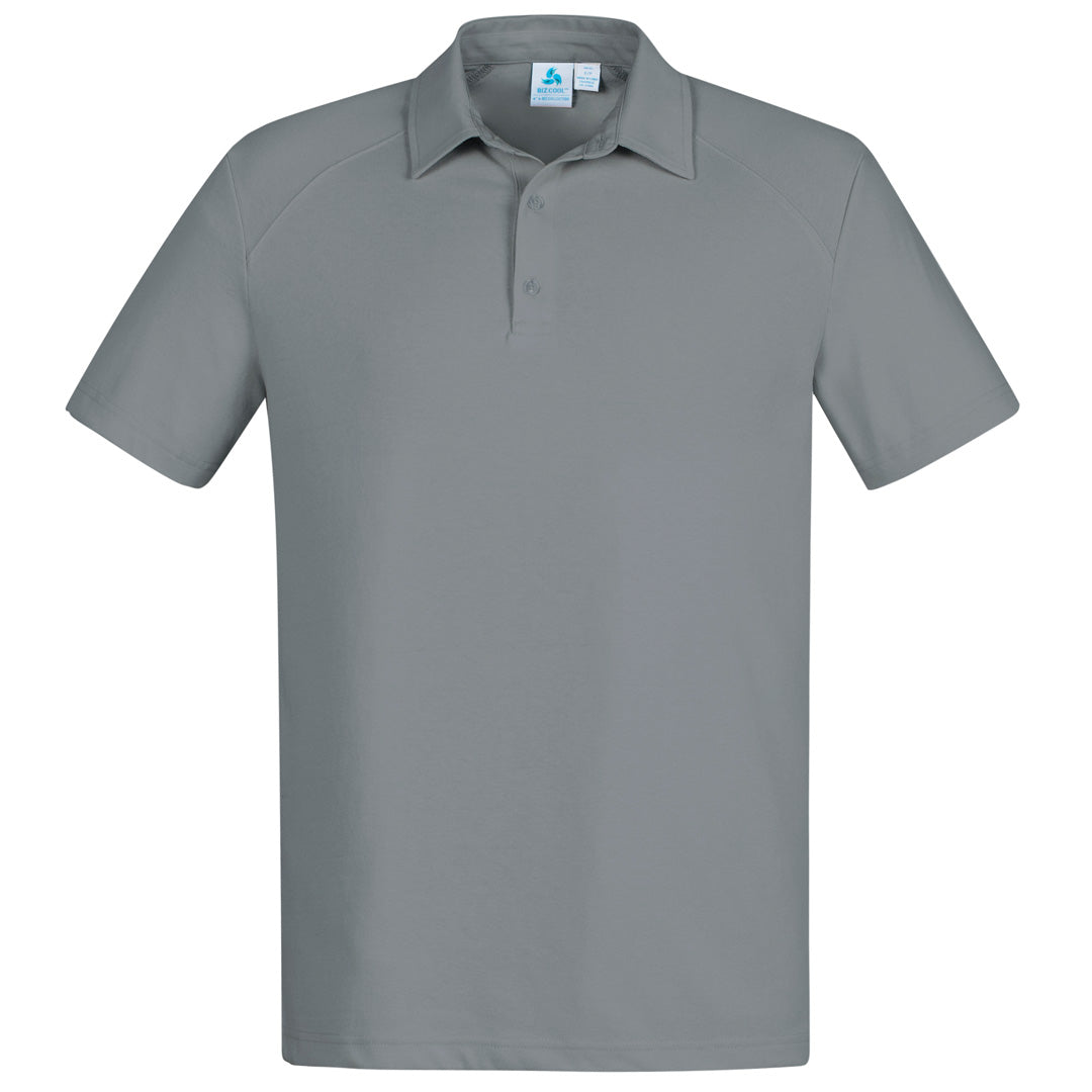 Biz Collection The Byron Polo | Mens | Short Sleeve Silver Shirts & Tops