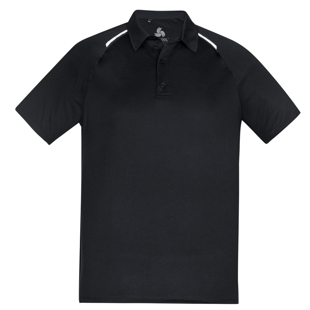 Biz Collection The Academy Polo | Mens | Short Sleeve Black/White Shirts & Tops