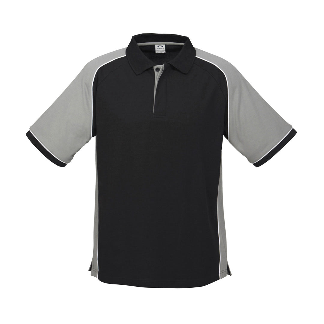 Biz Collection The Nitro Polo | Mens | Short Sleeve Black/Grey/White Shirts & Tops