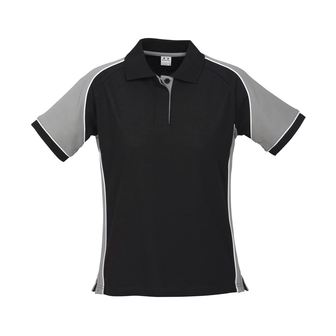 Biz Collection The Nitro Polo | Ladies | Short Sleeve Black/Grey/White Shirts & Tops