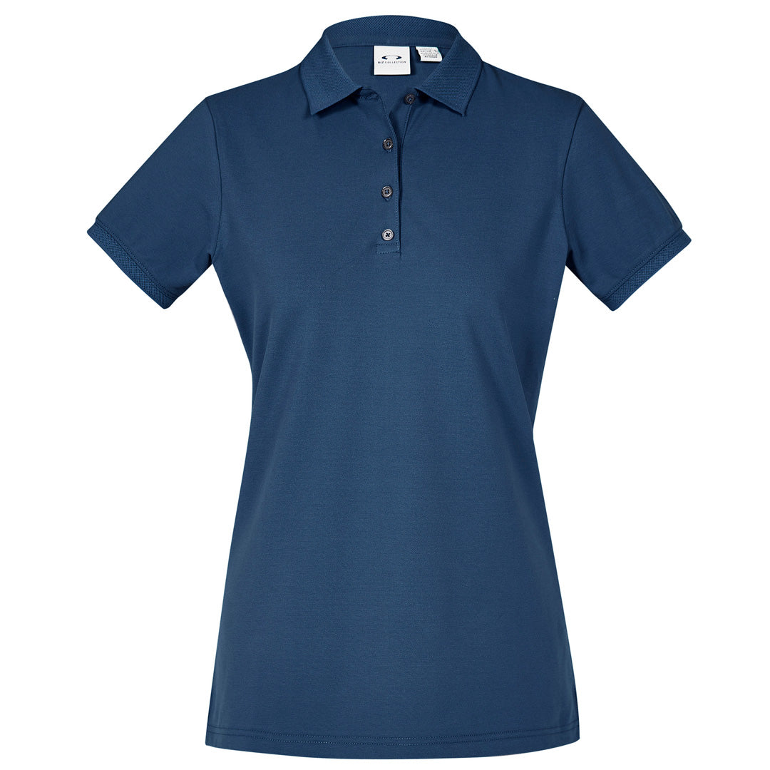 Biz Collection The City Polo | Ladies | Short Sleeve Mineral Blue Shirts & Tops
