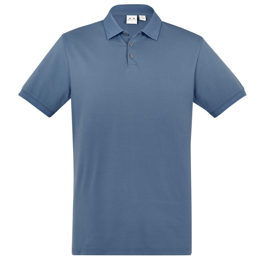 Biz Collection The City Polo | Mens | Short Sleeve Grey Smoke Shirts & Tops