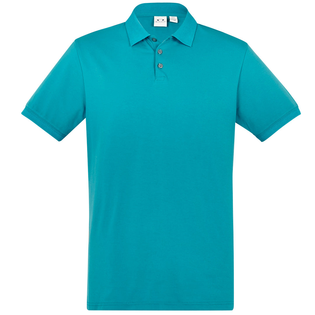 Biz Collection The City Polo | Mens | Short Sleeve Teal Shirts & Tops