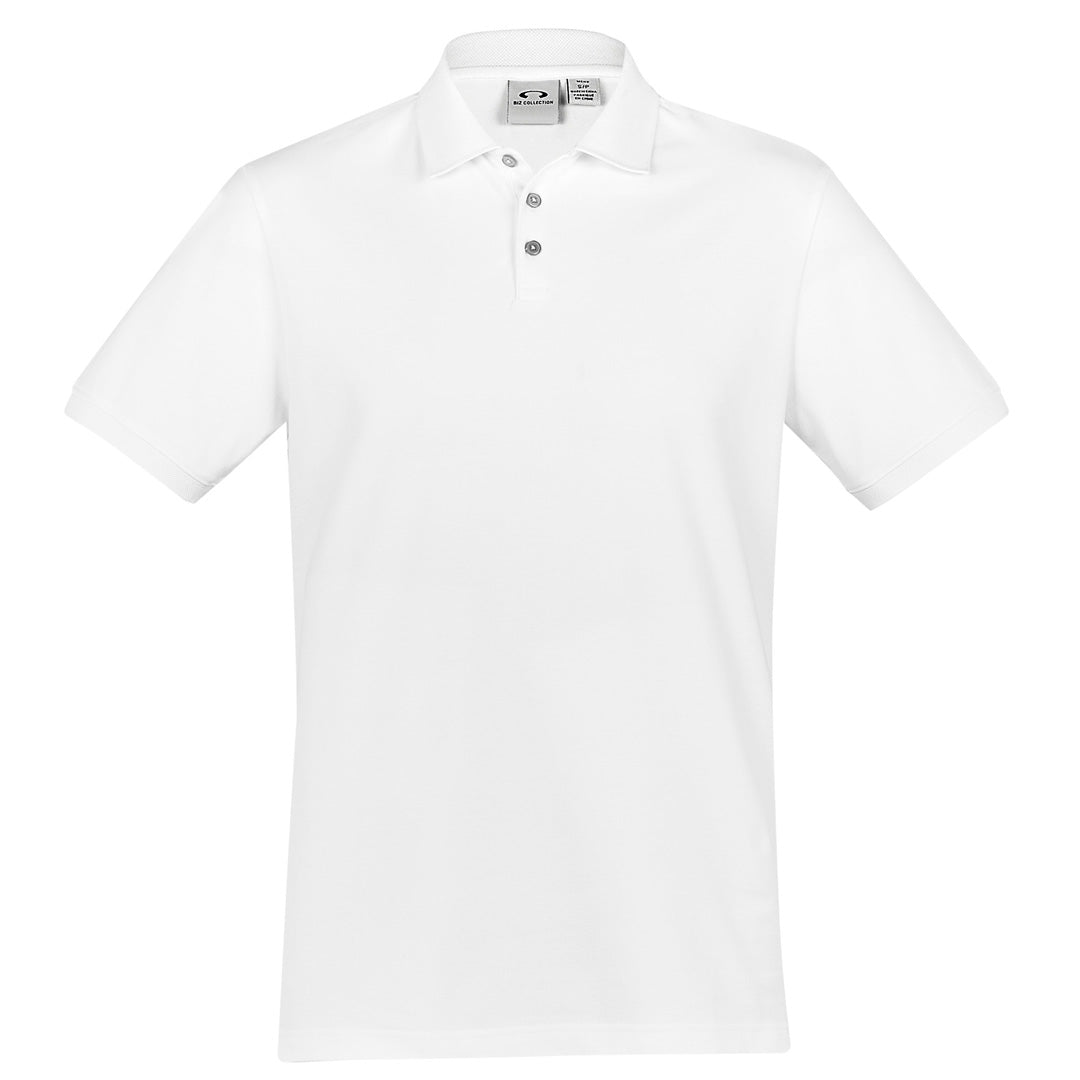 Biz Collection The City Polo | Mens | Short Sleeve White Shirts & Tops