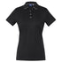 Biz Collection The Aston Polo | Ladies | Short Sleeve Black/Silver Shirts & Tops
