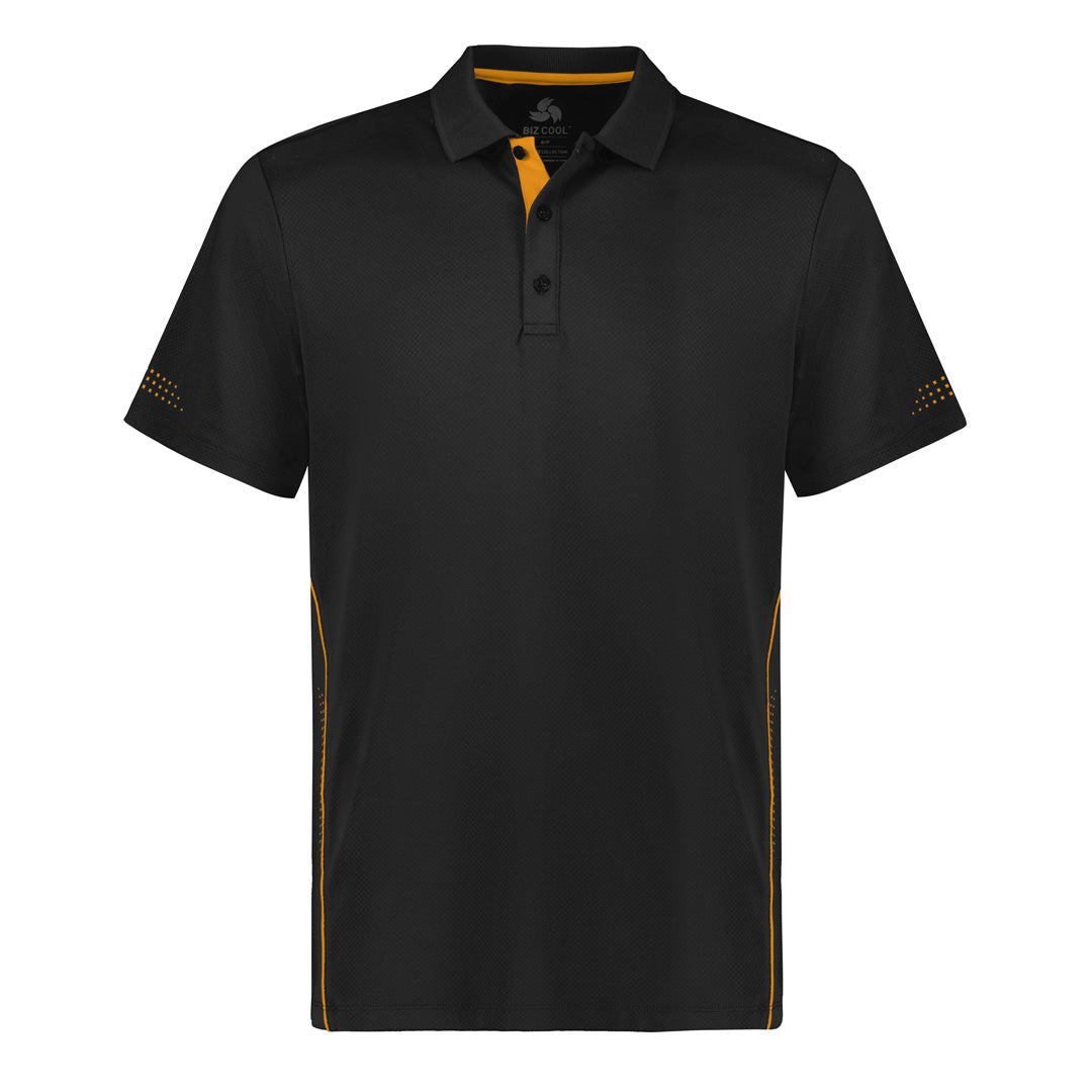 Biz Collection The Balance Polo | Kids | Short Sleeve Black/Gold Shirts & Tops