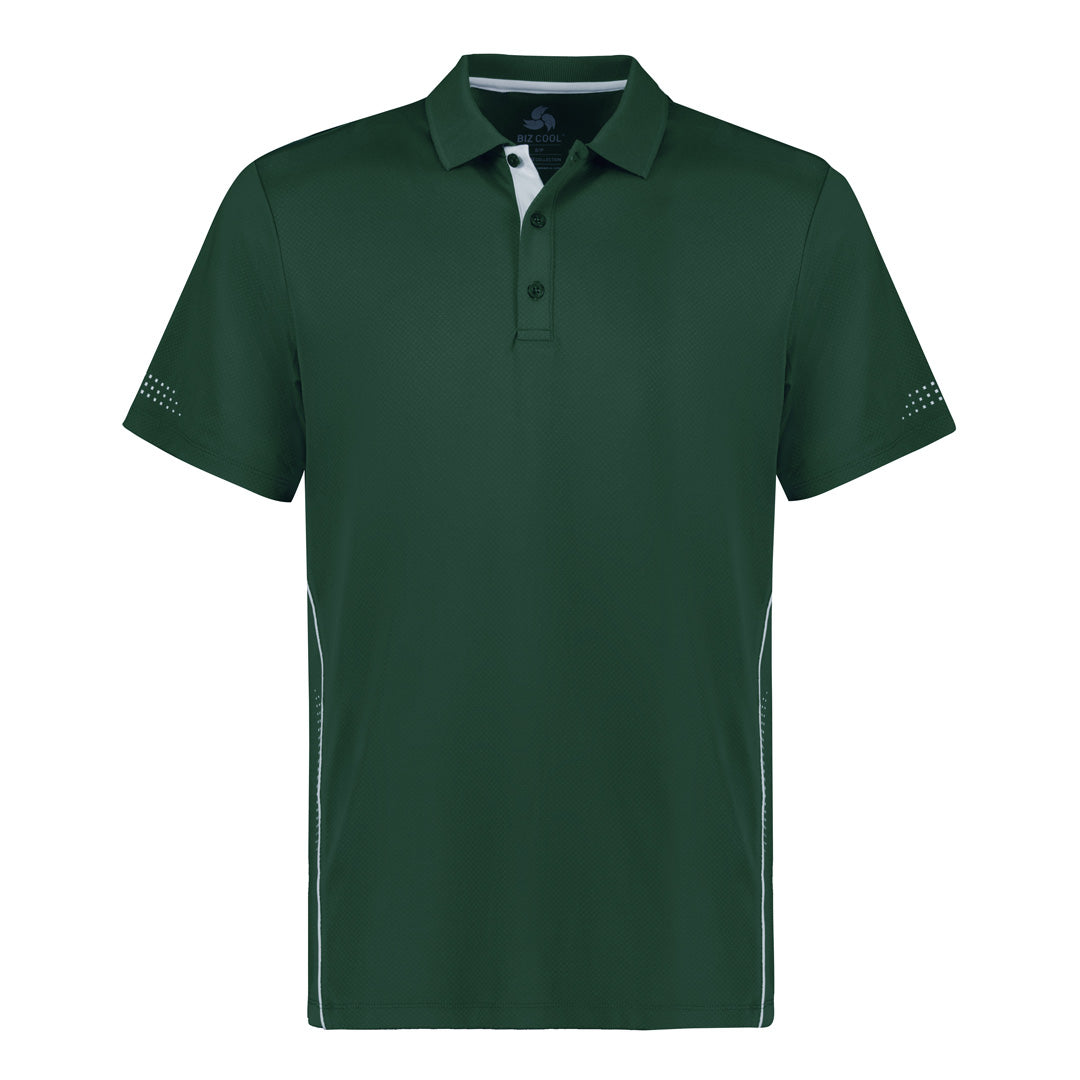 Biz Collection The Balance Polo | Kids | Short Sleeve Forest/White Shirts & Tops
