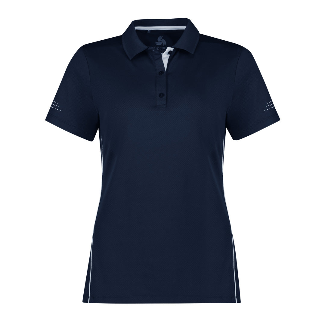 Biz Collection The Balance Polo | Ladies | Short Sleeve Navy/White Shirts & Tops