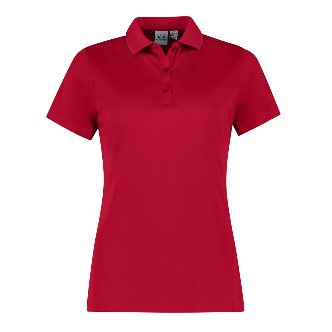 Biz Collection The Action Polo | Ladies | Short Sleeve Red Shirts & Tops