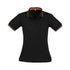 Biz Collection The Jet Polo | Ladies | Short Sleeve Black/Orange Shirts & Tops