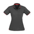 Biz Collection The Jet Polo | Ladies | Short Sleeve Steel Grey/Red Shirts & Tops