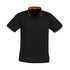 Biz Collection The Jet Polo | Mens | Short Sleeve Black/Orange Shirts & Tops