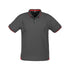 Biz Collection The Jet Polo | Mens | Short Sleeve Steel Grey/Red Shirts & Tops