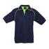 Biz Collection The Fusion Polo | Mens | Short Sleeve Navy/Lime Shirts & Tops