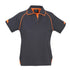 Biz Collection The Fusion Polo | Ladies | Short Sleeve Grey/Orange Shirts & Tops