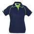 Biz Collection The Fusion Polo | Ladies | Short Sleeve Navy/Lime Shirts & Tops