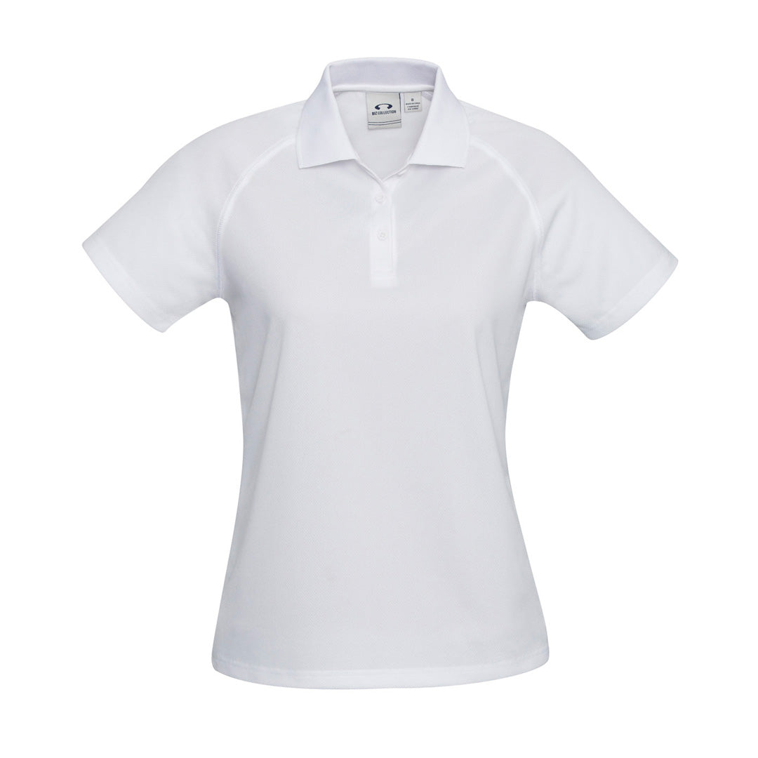 Biz Collection The Sprint Polo | Ladies | Short Sleeve White Shirts & Tops
