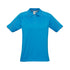 Biz Collection The Blade Polo | Mens | Short Sleeve Cyan/Silver Shirts & Tops