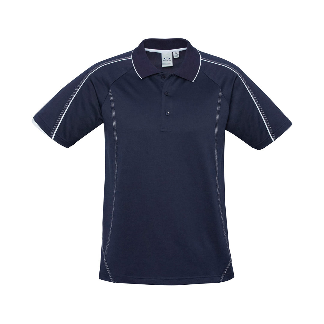 Biz Collection The Blade Polo | Mens | Short Sleeve Navy/White Shirts & Tops