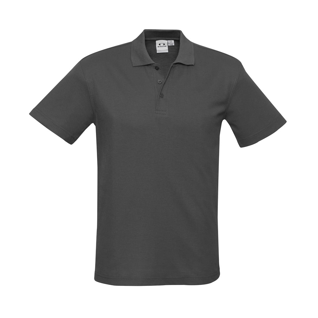 Biz Collection The Crew Polo | Mens | Short Sleeve Charcoal Shirts & Tops